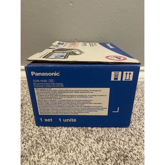 Panasonic SDR-H40 40GB HDD SD Camcorder 42x Optical Zoom O.I.S. 2.7in LCD TESTED - Picture 4 of 16